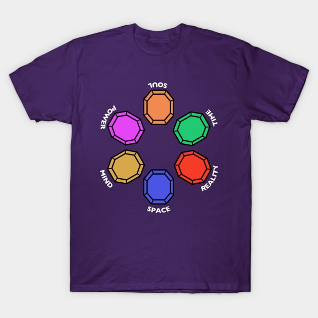 Infinity Stones T-Shirt by duchessofdisneyland